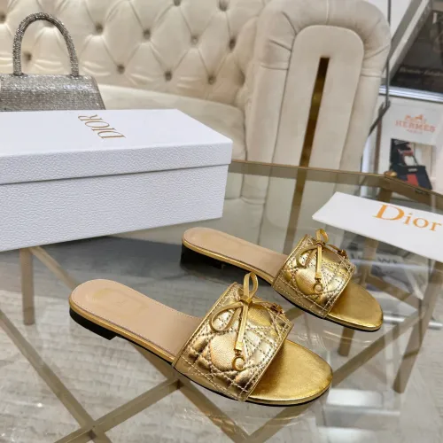 Replica Christian Dior Slippers For Women #1442132 $82.00 USD for Wholesale