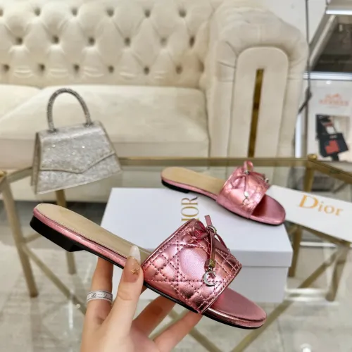 Replica Christian Dior Slippers For Women #1442133 $82.00 USD for Wholesale
