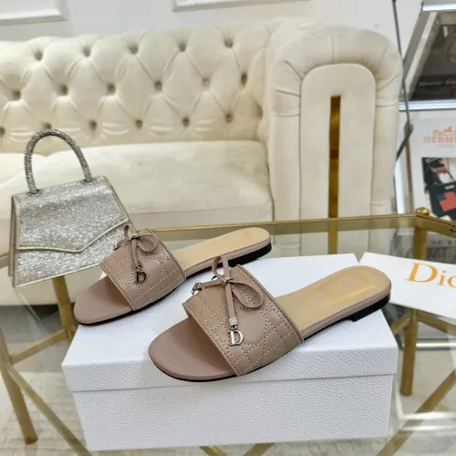 Wholesale Christian Dior Slippers For Women #1442134 $82.00 USD, Wholesale Quality Replica Christian Dior Slippers