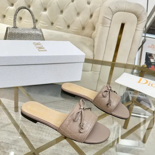 Replica Christian Dior Slippers For Women #1442134 $82.00 USD for Wholesale