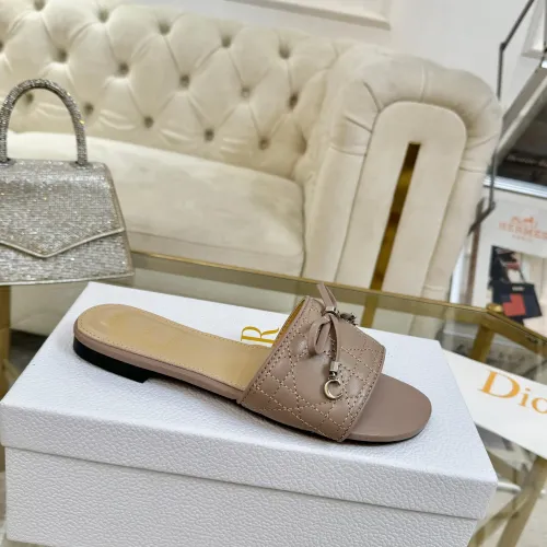 Replica Christian Dior Slippers For Women #1442134 $82.00 USD for Wholesale