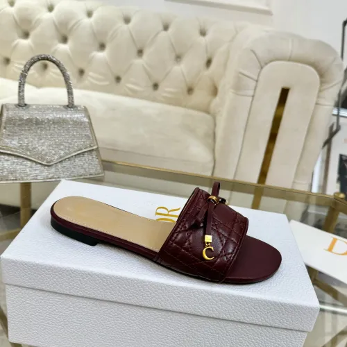 Replica Christian Dior Slippers For Women #1442135 $82.00 USD for Wholesale