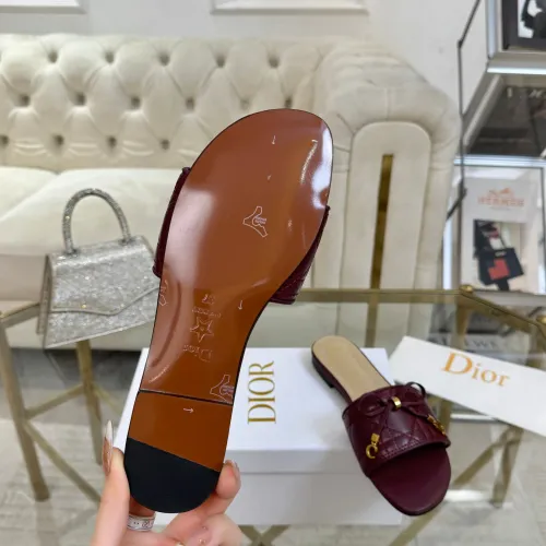 Replica Christian Dior Slippers For Women #1442135 $82.00 USD for Wholesale