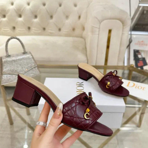 Replica Christian Dior Slippers For Women #1442140 $88.00 USD for Wholesale