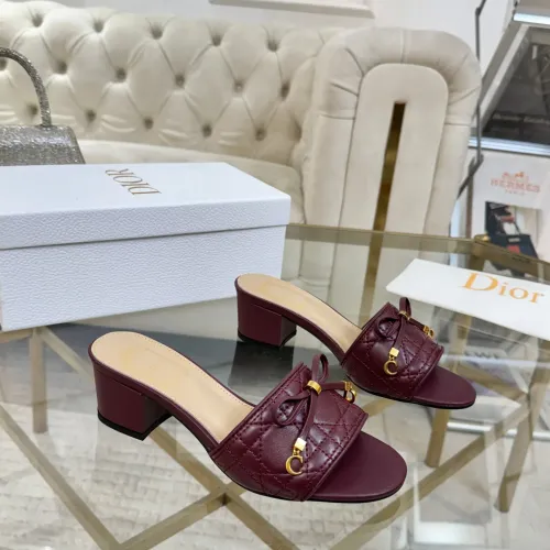 Replica Christian Dior Slippers For Women #1442140 $88.00 USD for Wholesale