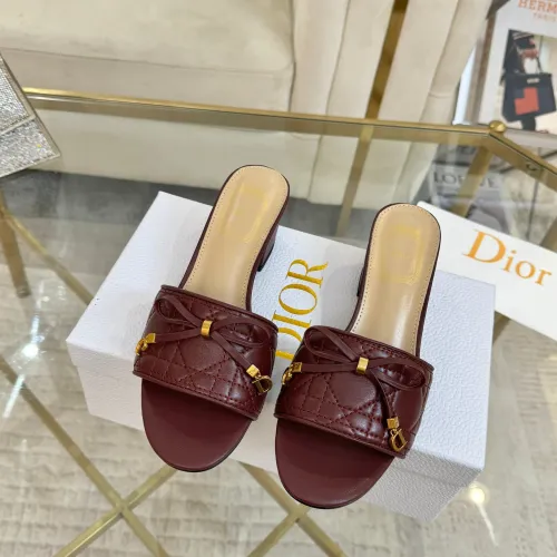 Replica Christian Dior Slippers For Women #1442140 $88.00 USD for Wholesale