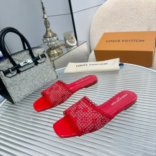 Wholesale Louis Vuitton Slippers For Women #1442175 $85.00 USD, Wholesale Quality Replica Louis Vuitton Slippers