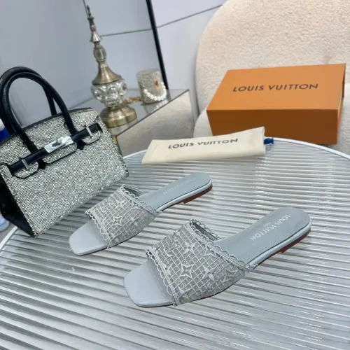 Wholesale Louis Vuitton Slippers For Women #1442176 $85.00 USD, Wholesale Quality Replica Louis Vuitton Slippers