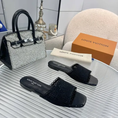 Replica Louis Vuitton Slippers For Women #1442179 $85.00 USD for Wholesale