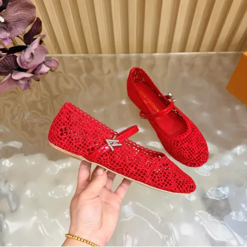 Wholesale Louis Vuitton Flat Shoes For Women #1442195 $105.00 USD, Wholesale Quality Replica Louis Vuitton Flat Shoes