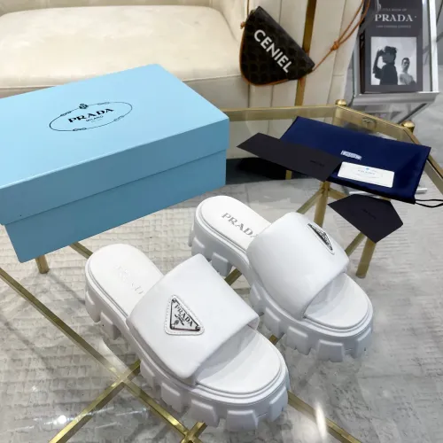 Replica Prada Slippers For Women #1442210 $85.00 USD for Wholesale