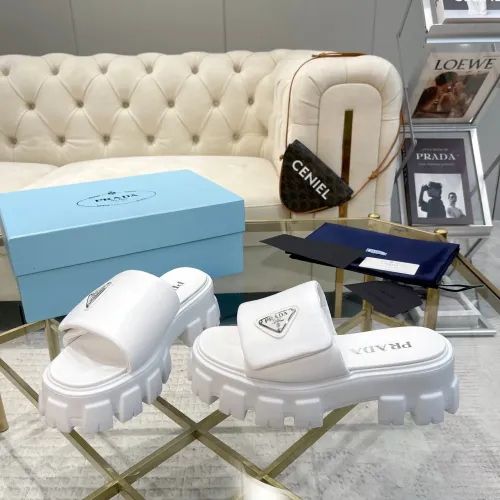 Replica Prada Slippers For Women #1442210 $85.00 USD for Wholesale