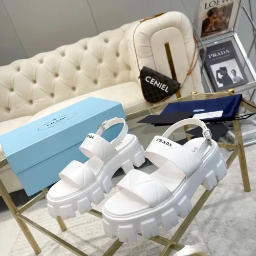 Wholesale Prada Sandal For Women #1442212 $88.00 USD, Wholesale Quality Replica Prada Sandal