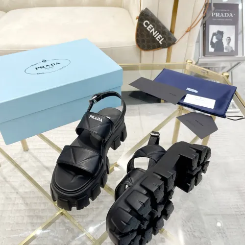 Replica Prada Sandal For Women #1442213 $88.00 USD for Wholesale