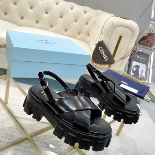 Replica Prada Sandal For Women #1442215 $88.00 USD for Wholesale