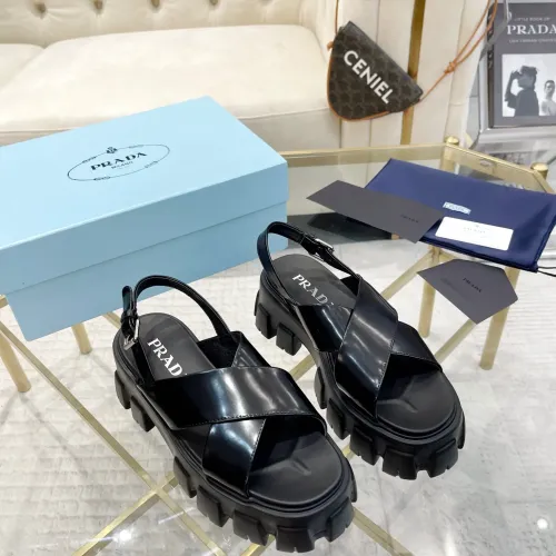Replica Prada Sandal For Women #1442215 $88.00 USD for Wholesale