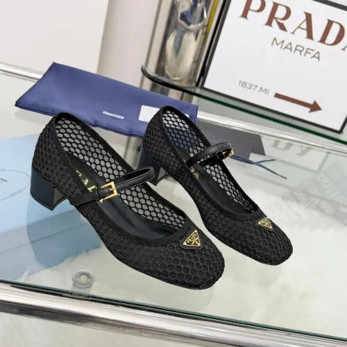 Wholesale Prada High-heeled Shoes For Women #1442225 $98.00 USD, Wholesale Quality Replica Prada High-heeled Shoes