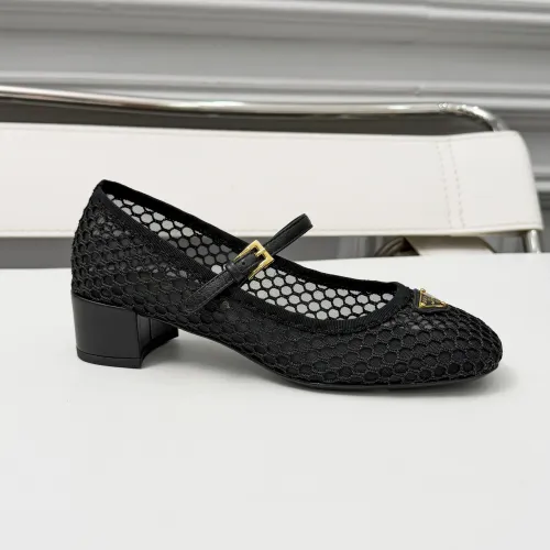 Replica Prada High-heeled Shoes For Women #1442225 $98.00 USD for Wholesale