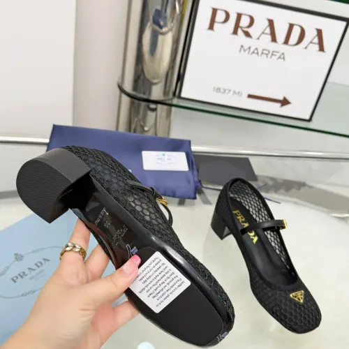 Replica Prada High-heeled Shoes For Women #1442225 $98.00 USD for Wholesale