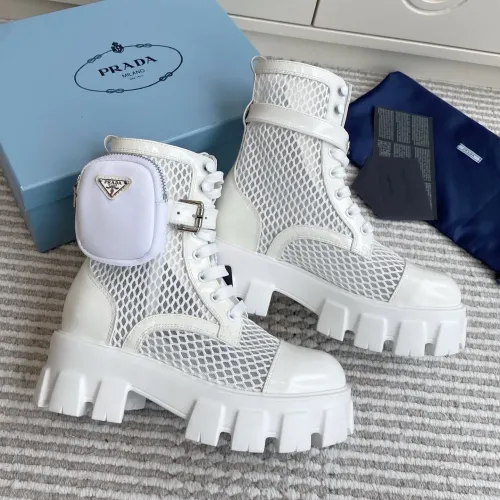 Wholesale Prada Boots For Women #1442226 $128.00 USD, Wholesale Quality Replica Prada Boots