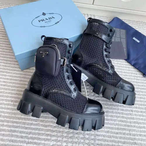 Wholesale Prada Boots For Women #1442228 $128.00 USD, Wholesale Quality Replica Prada Boots