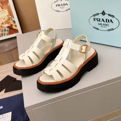 Wholesale Prada Sandal For Women #1442243 $85.00 USD, Wholesale Quality Replica Prada Sandal