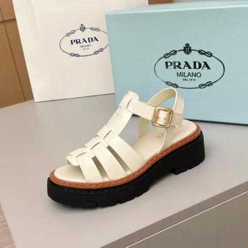 Replica Prada Sandal For Women #1442243 $85.00 USD for Wholesale