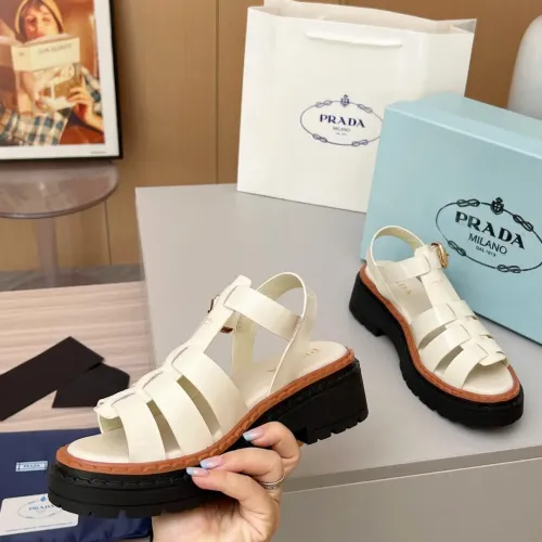 Replica Prada Sandal For Women #1442243 $85.00 USD for Wholesale