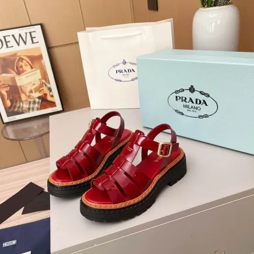 Wholesale Prada Sandal For Women #1442244 $85.00 USD, Wholesale Quality Replica Prada Sandal