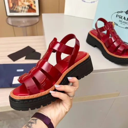 Replica Prada Sandal For Women #1442244 $85.00 USD for Wholesale