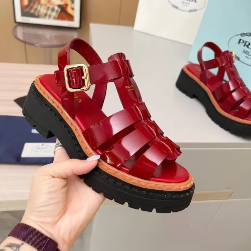 Replica Prada Sandal For Women #1442244 $85.00 USD for Wholesale
