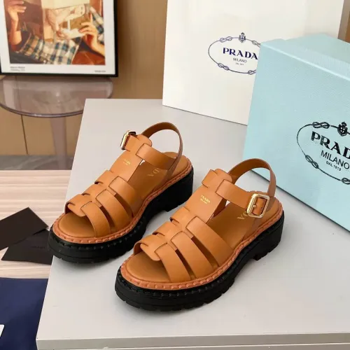 Wholesale Prada Sandal For Women #1442245 $85.00 USD, Wholesale Quality Replica Prada Sandal