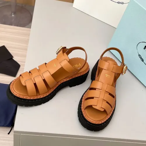 Replica Prada Sandal For Women #1442245 $85.00 USD for Wholesale