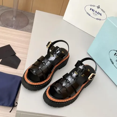 Replica Prada Sandal For Women #1442247 $85.00 USD for Wholesale