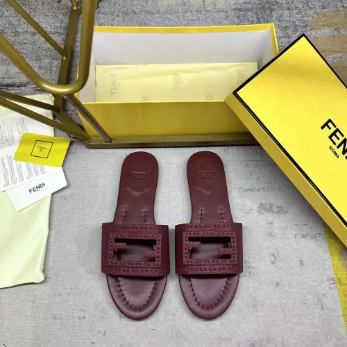 Replica Fendi Slippers For Women #1442302 $85.00 USD for Wholesale