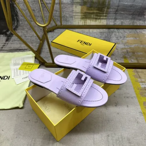 Replica Fendi Slippers For Women #1442303 $85.00 USD for Wholesale