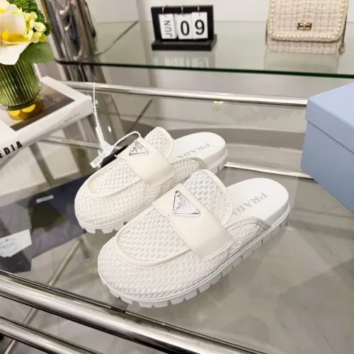 Wholesale Prada Slippers For Women #1442318 $82.00 USD, Wholesale Quality Replica Prada Slippers