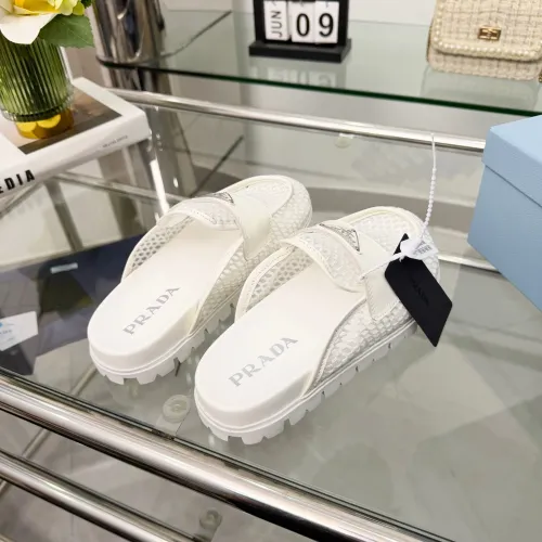 Replica Prada Slippers For Women #1442318 $82.00 USD for Wholesale