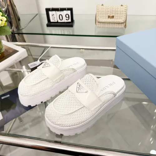 Wholesale Prada Slippers For Women #1442322 $85.00 USD, Wholesale Quality Replica Prada Slippers