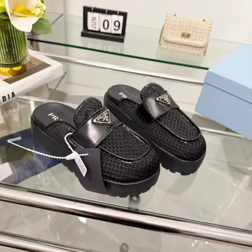 Replica Prada Slippers For Women #1442326 $85.00 USD for Wholesale