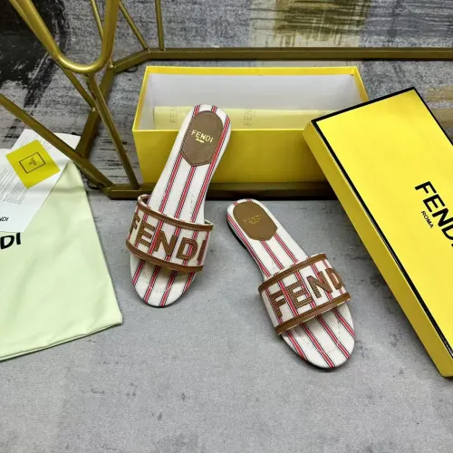 Replica Fendi Slippers For Women #1442334 $80.00 USD for Wholesale