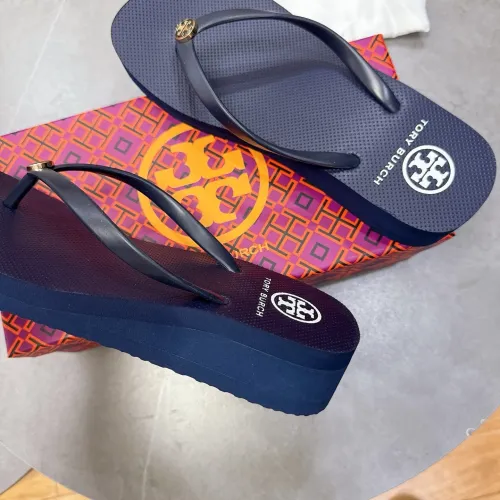Replica Tory Burch Slippers For Women #1442371 $56.00 USD for Wholesale