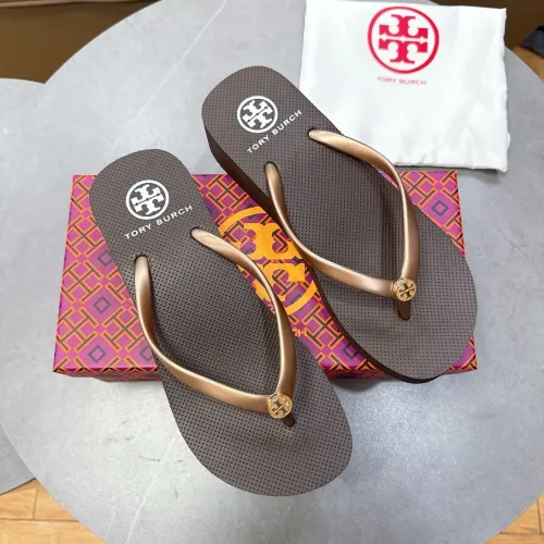 Replica Tory Burch Slippers For Women #1442372 $56.00 USD for Wholesale