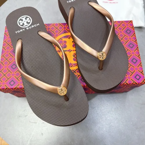 Replica Tory Burch Slippers For Women #1442372 $56.00 USD for Wholesale