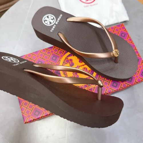 Replica Tory Burch Slippers For Women #1442372 $56.00 USD for Wholesale