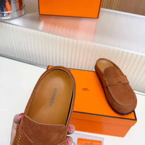 Replica Hermes Slippers For Women #1442482 $85.00 USD for Wholesale