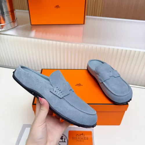 Replica Hermes Slippers For Women #1442484 $85.00 USD for Wholesale