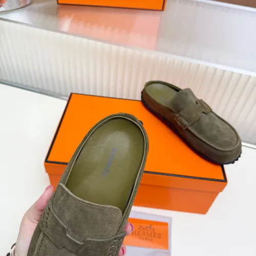 Replica Hermes Slippers For Women #1442485 $85.00 USD for Wholesale
