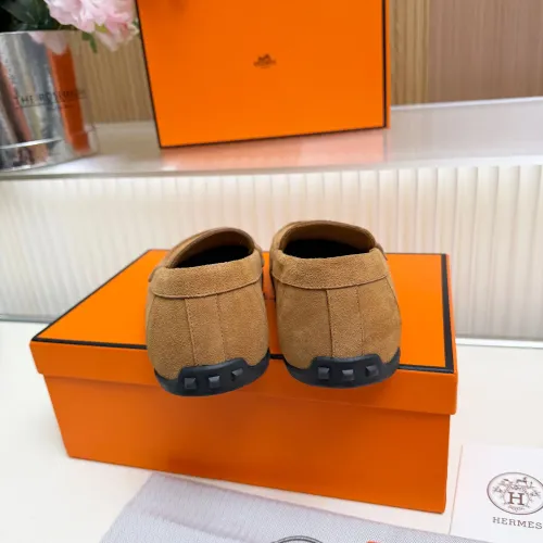 Replica Hermes Leather Shoes For Women #1442498 $85.00 USD for Wholesale