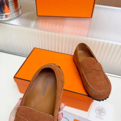 Replica Hermes Leather Shoes For Women #1442500 $85.00 USD for Wholesale